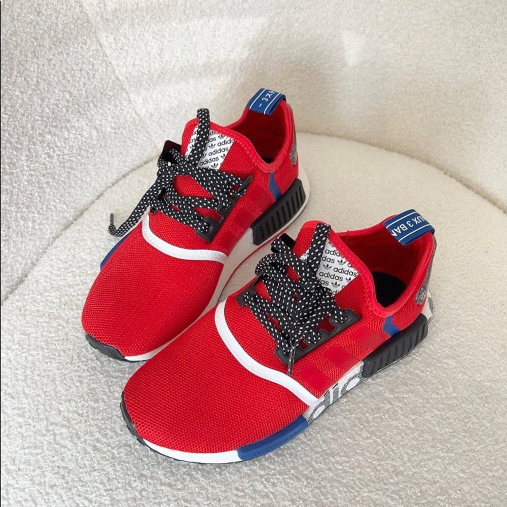 Adidas NMD R1 red black youth 6 / women size 7.5